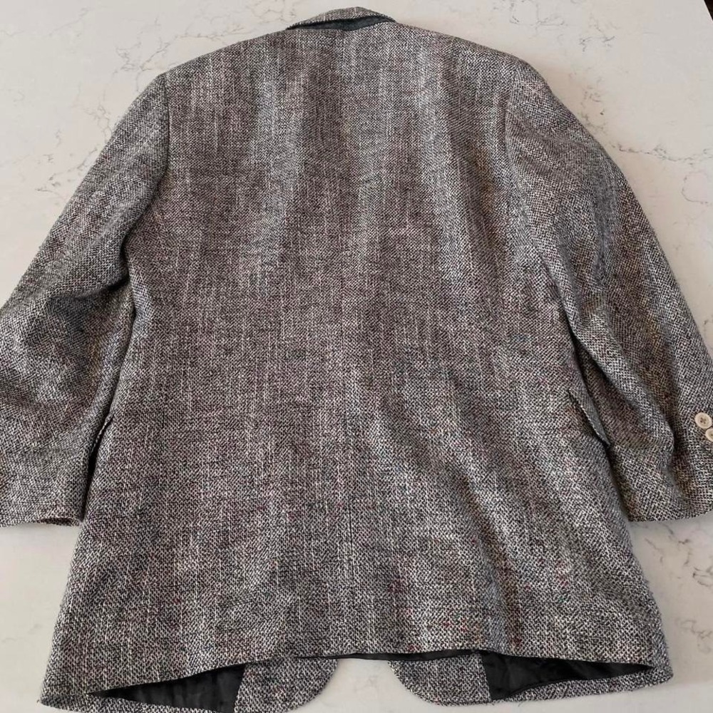 Vintage Marks Ltd. Chicago Tweed Blazer Sport Coat‎  Made in USA  Approx. 42 R - Picture 4 of 8